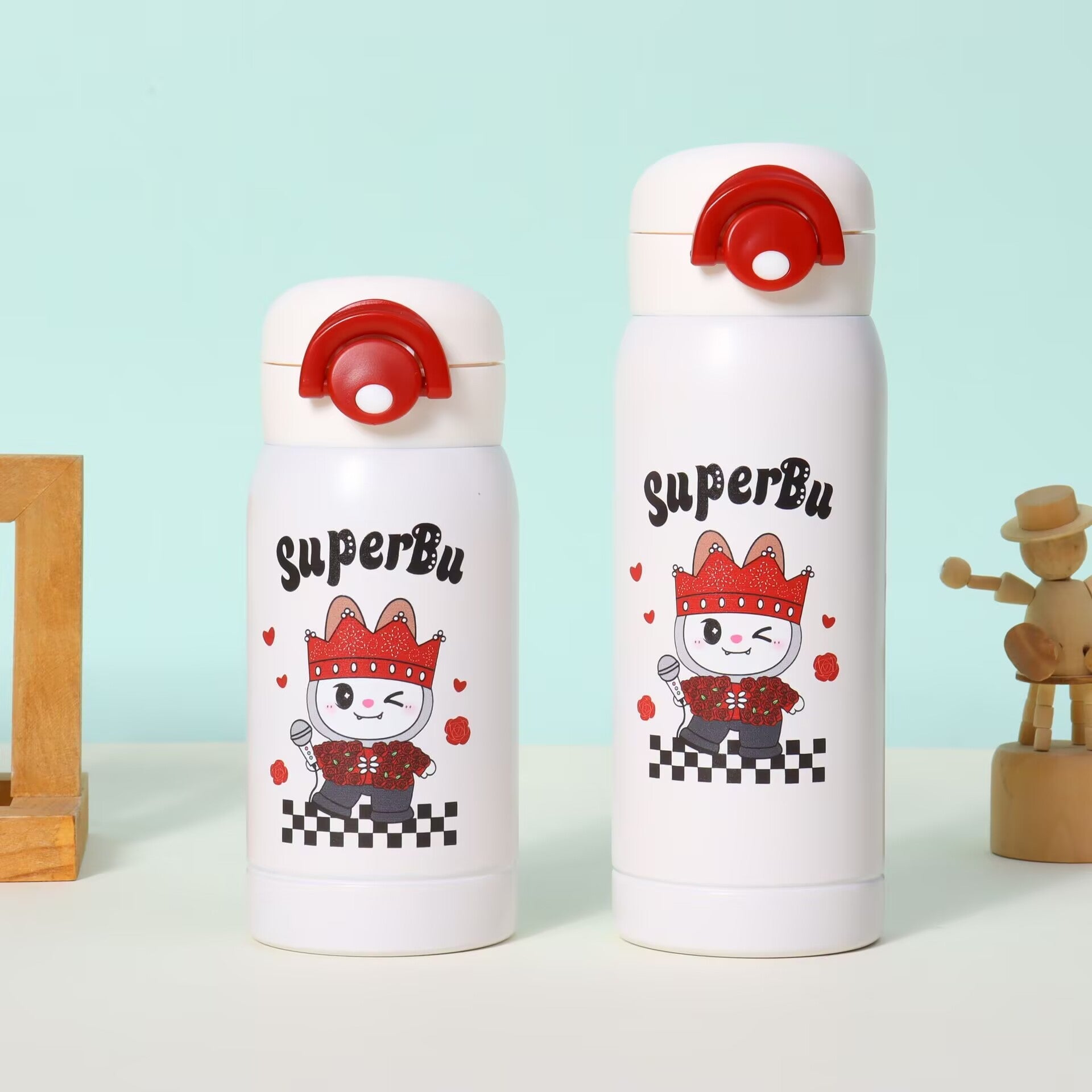 Dames Thermosfles Met Cartoon Motief 5