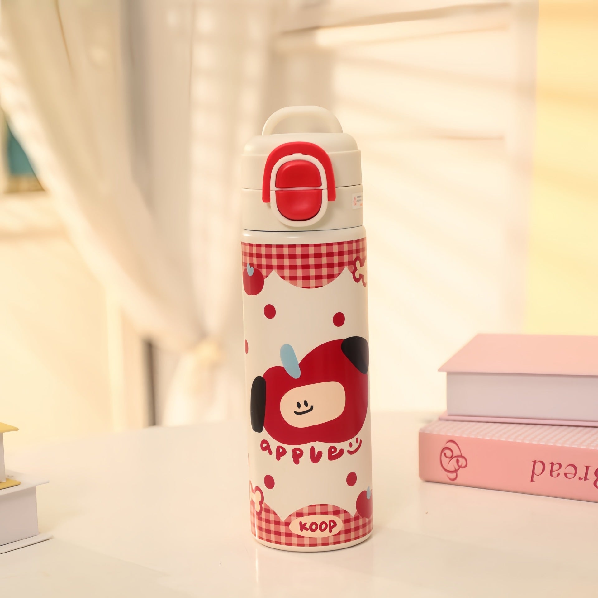 Dames Thermosfles Speels Ontwerp Voor Koffie En Thee 7