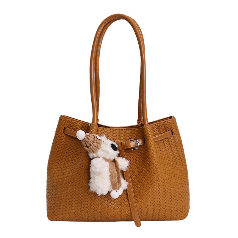 Dames Tote Bag Textuur Design Ruime Draagtas 10