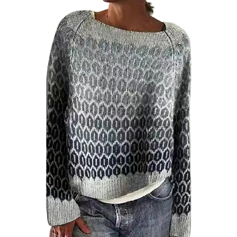 Dames Trui met Stijlvolle Herfstdetails voor Casual en Chique Looks 0