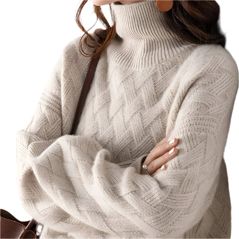 Dames Turtleneck Trui Cashmere Mix 0