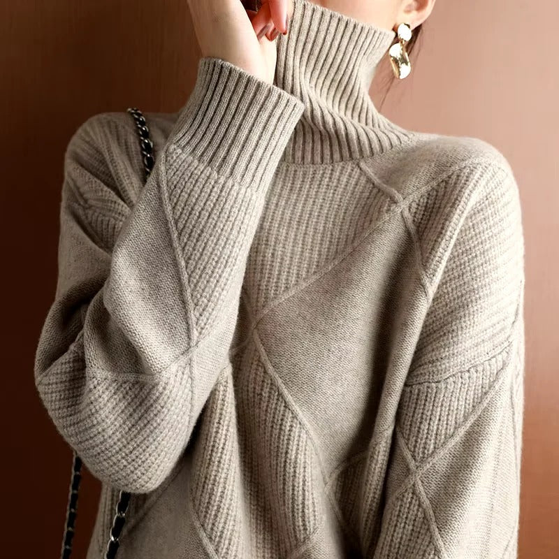 Dames Turtleneck Trui van Zacht Kasjmier 4