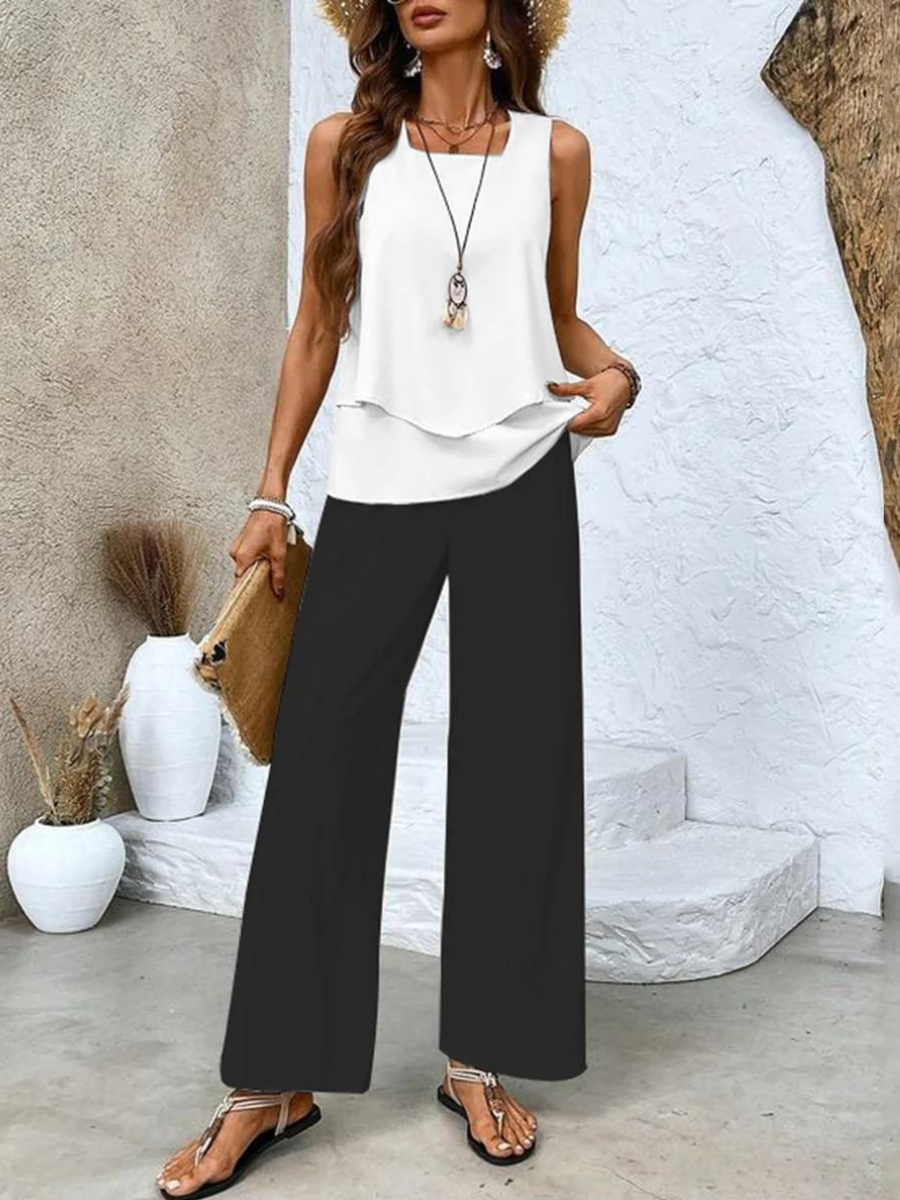 Dames Twee-Piece Set Lichtgewicht Ademend Stof 6