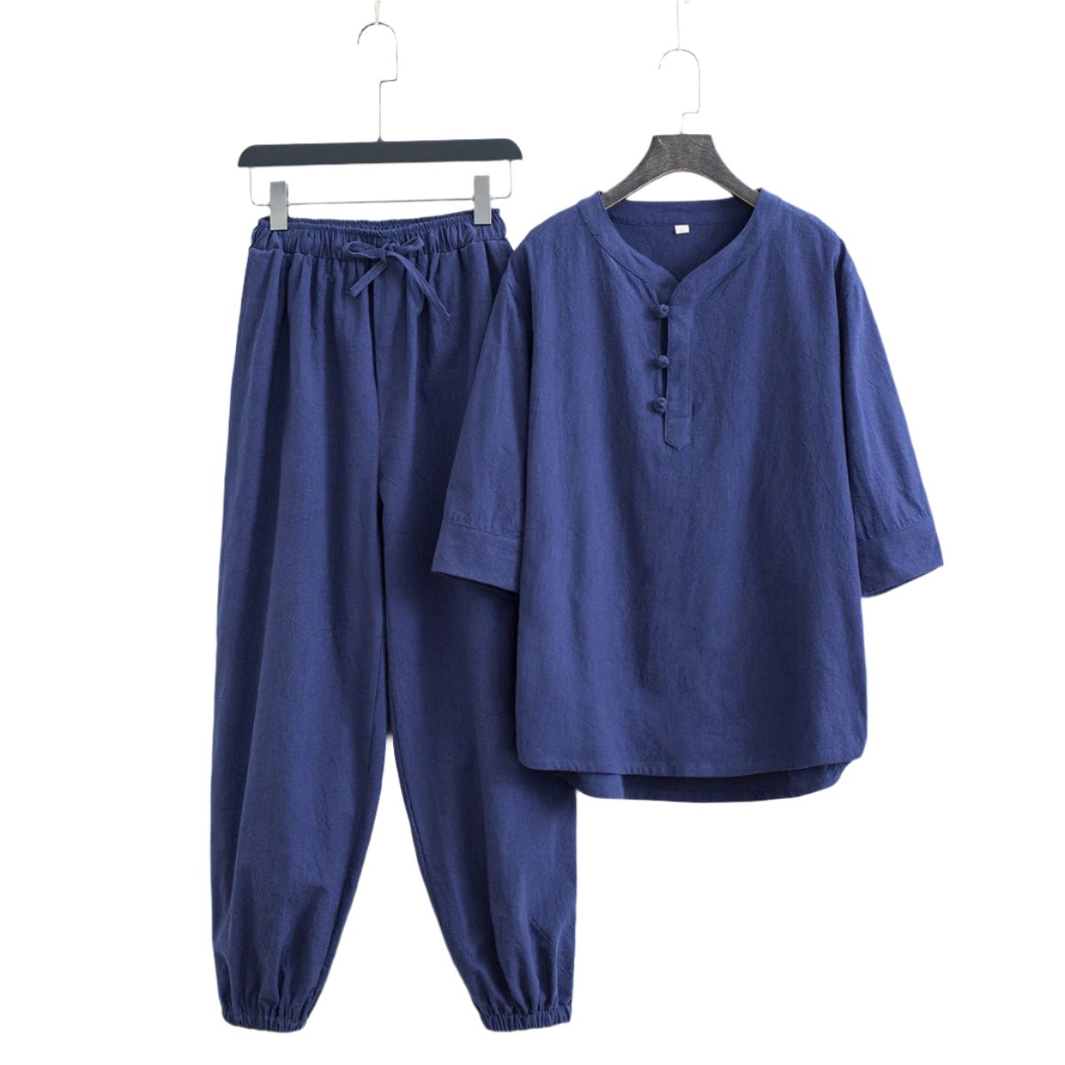 Dames Twee Delige Set van Linnen Casual Stijl 0