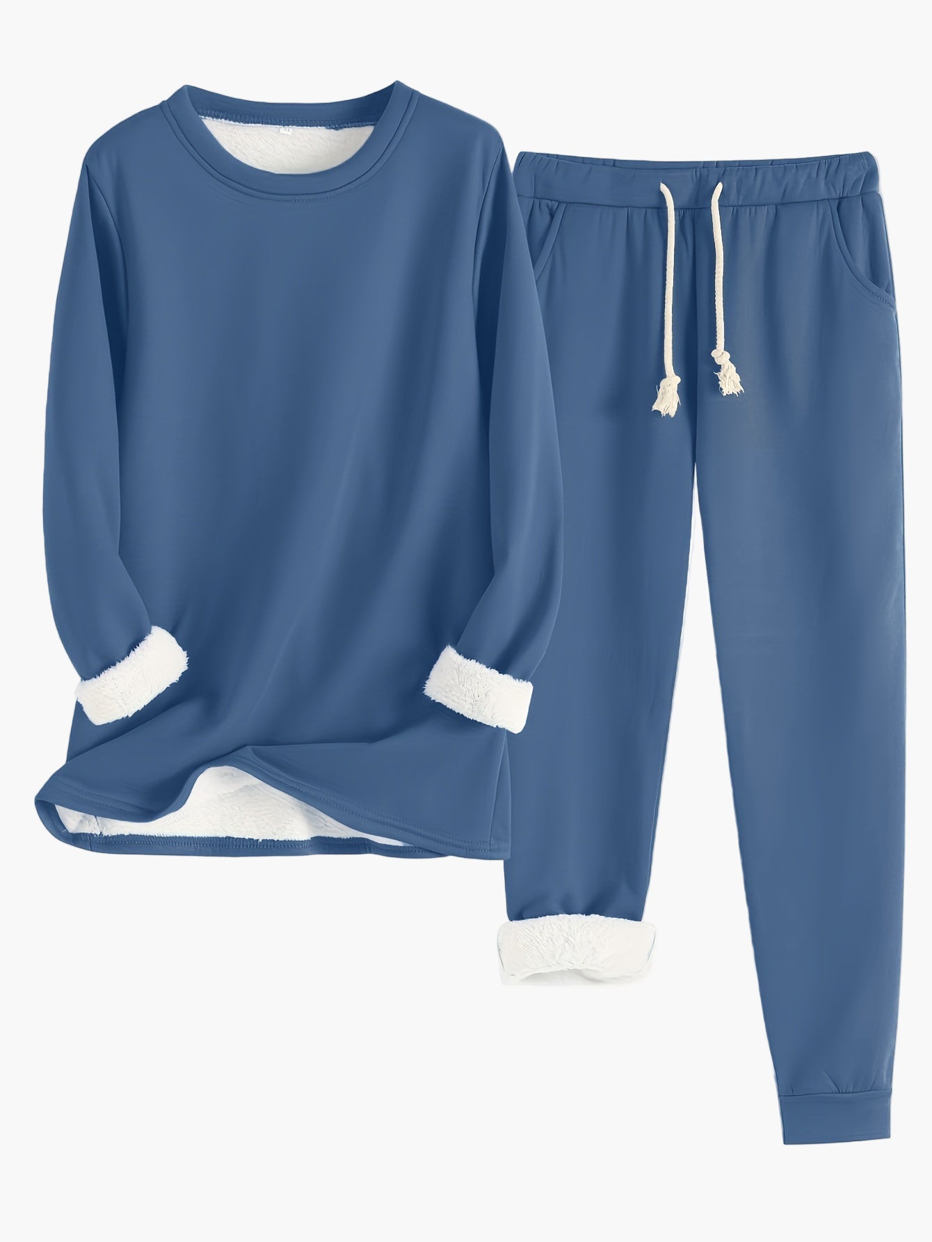 Dames Tweedelige Loungeset Casual Stijl 13