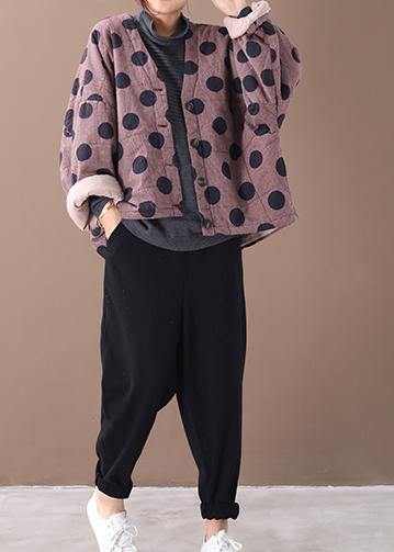 Dames V-hals Button Down Casual Jas met Ruitpatroon 2