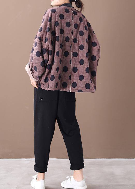 Dames V-hals Button Down Casual Jas met Ruitpatroon 3