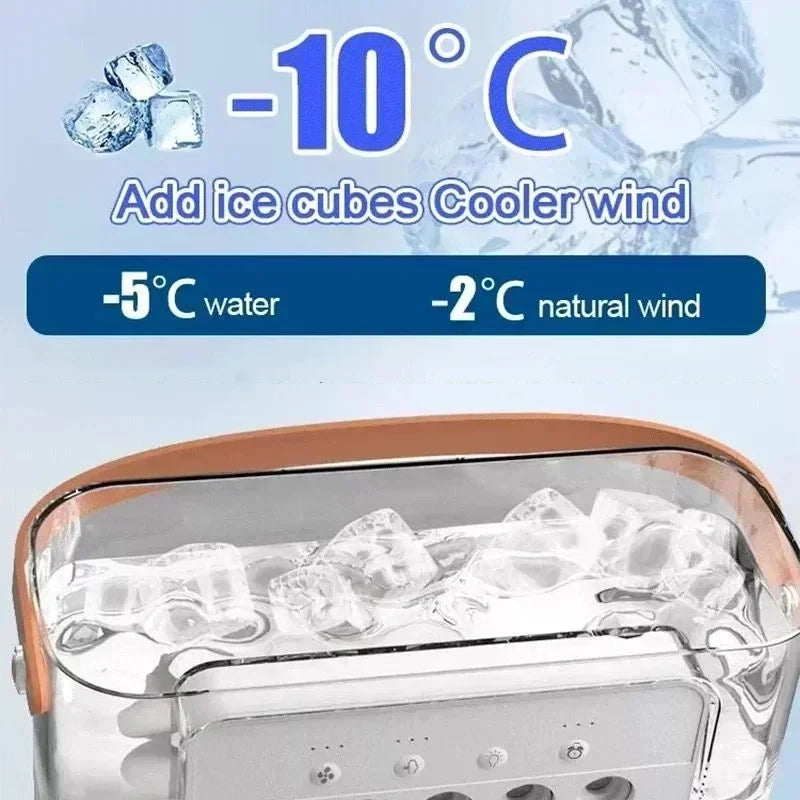 Dames Ventilator Luchtkoeler Draagbaar 3-in-1 Multifunctioneel 1