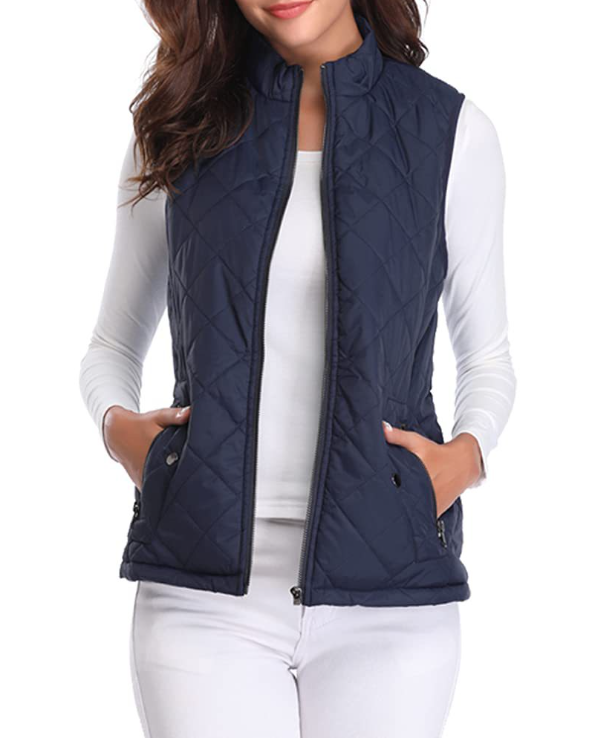 Dames Vest Gevoerd Casual Stijl 12