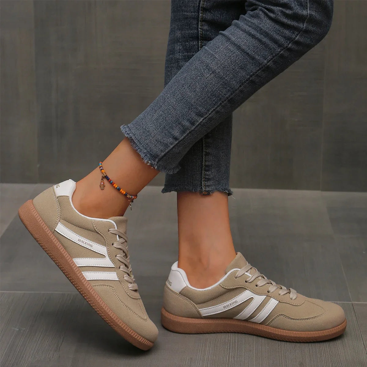 Dames Wandelschoenen Lichtgewicht Met Ondersteuning voor Dagelijks Gebruik 3