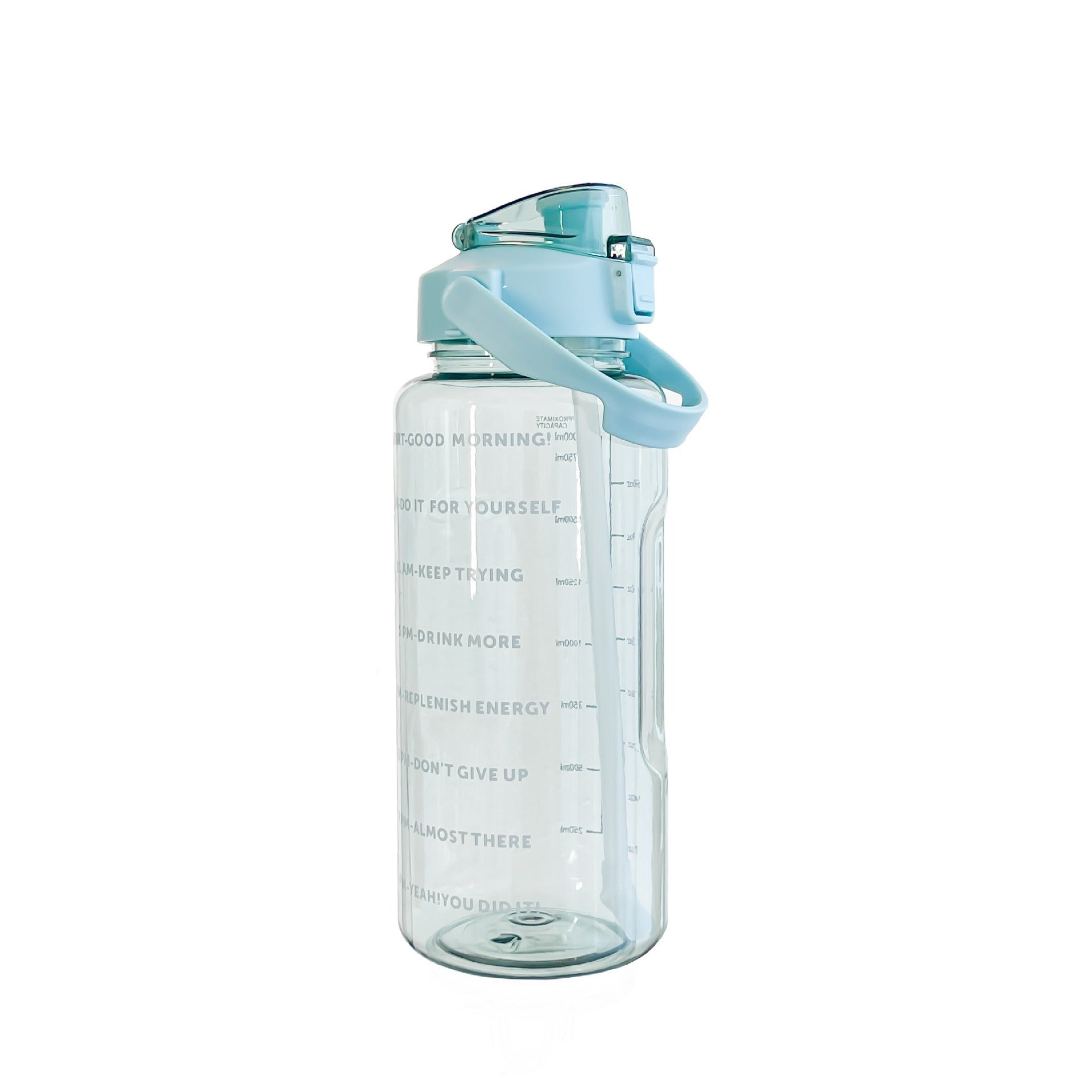 Dames Waterfles 1 Liter met Handgreep en Lekvrij Deksel 10