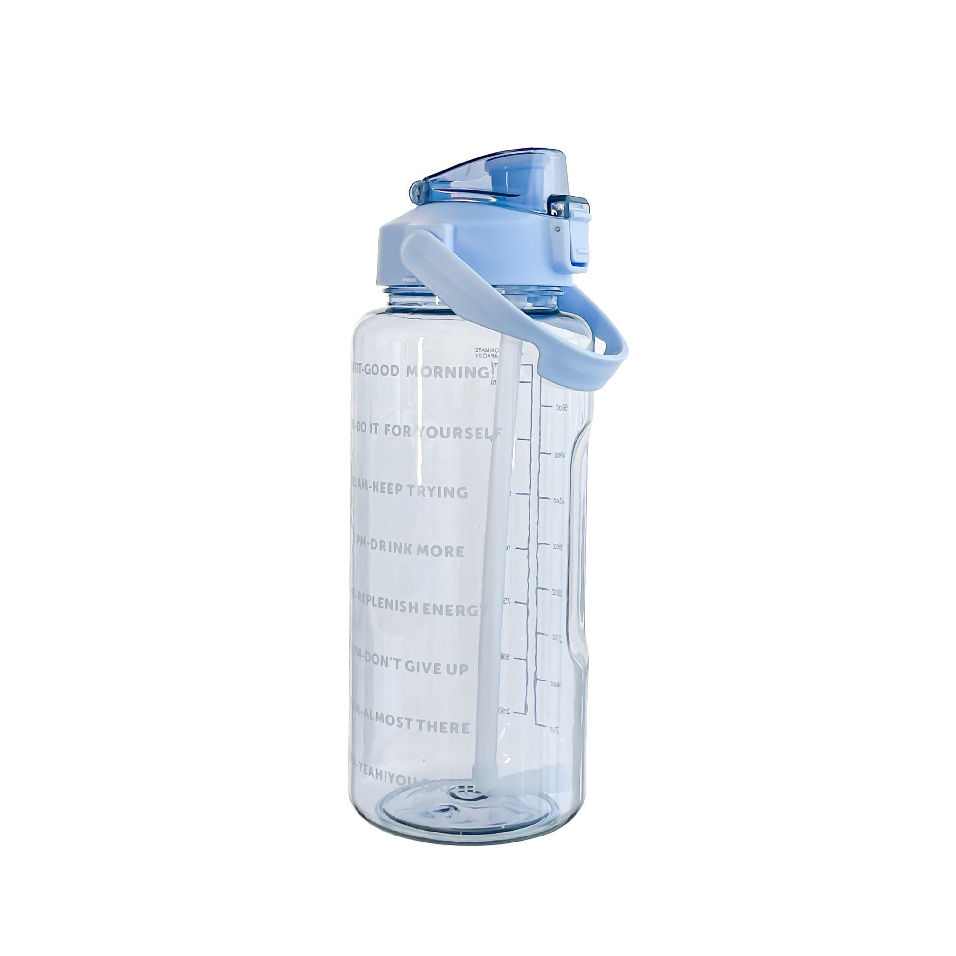 Dames Waterfles 1 Liter met Handgreep en Lekvrij Deksel 12