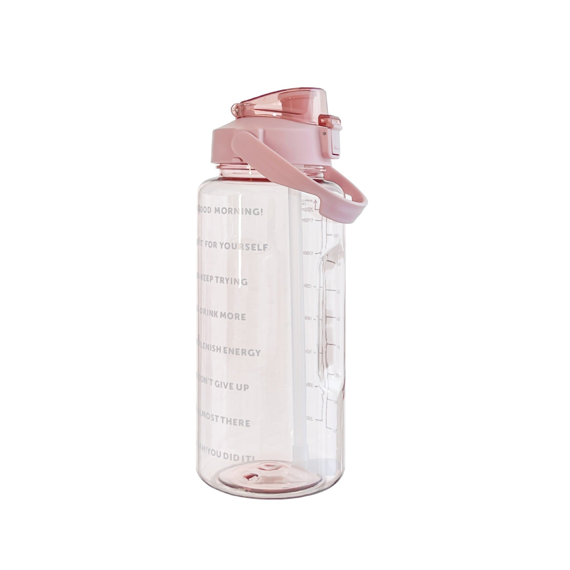 Dames Waterfles 1 Liter met Handgreep en Lekvrij Deksel 6