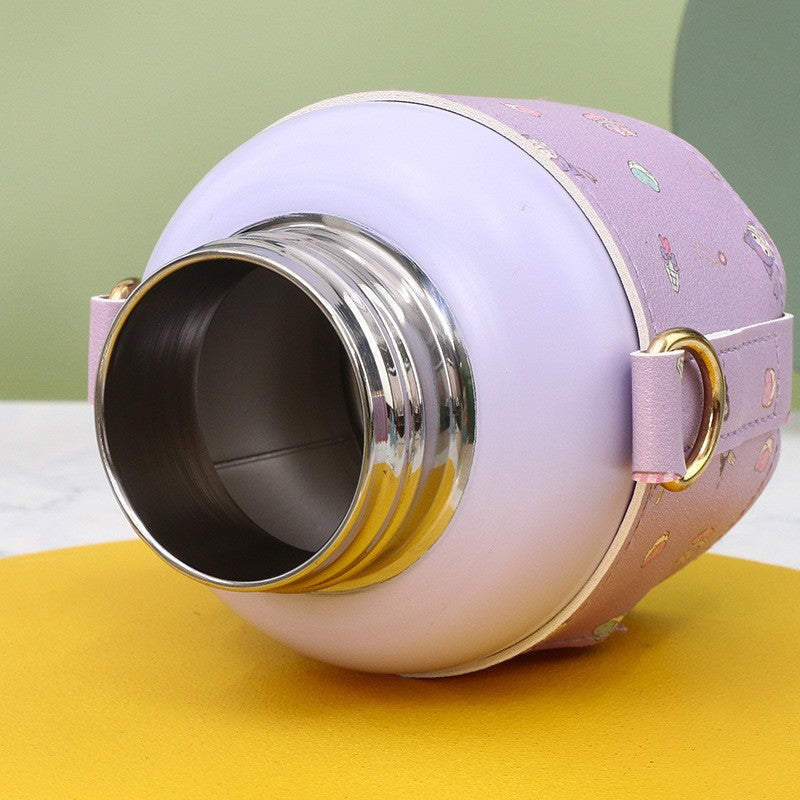 Dames Waterfles Geïsoleerd met Schattig Ontwerp 4