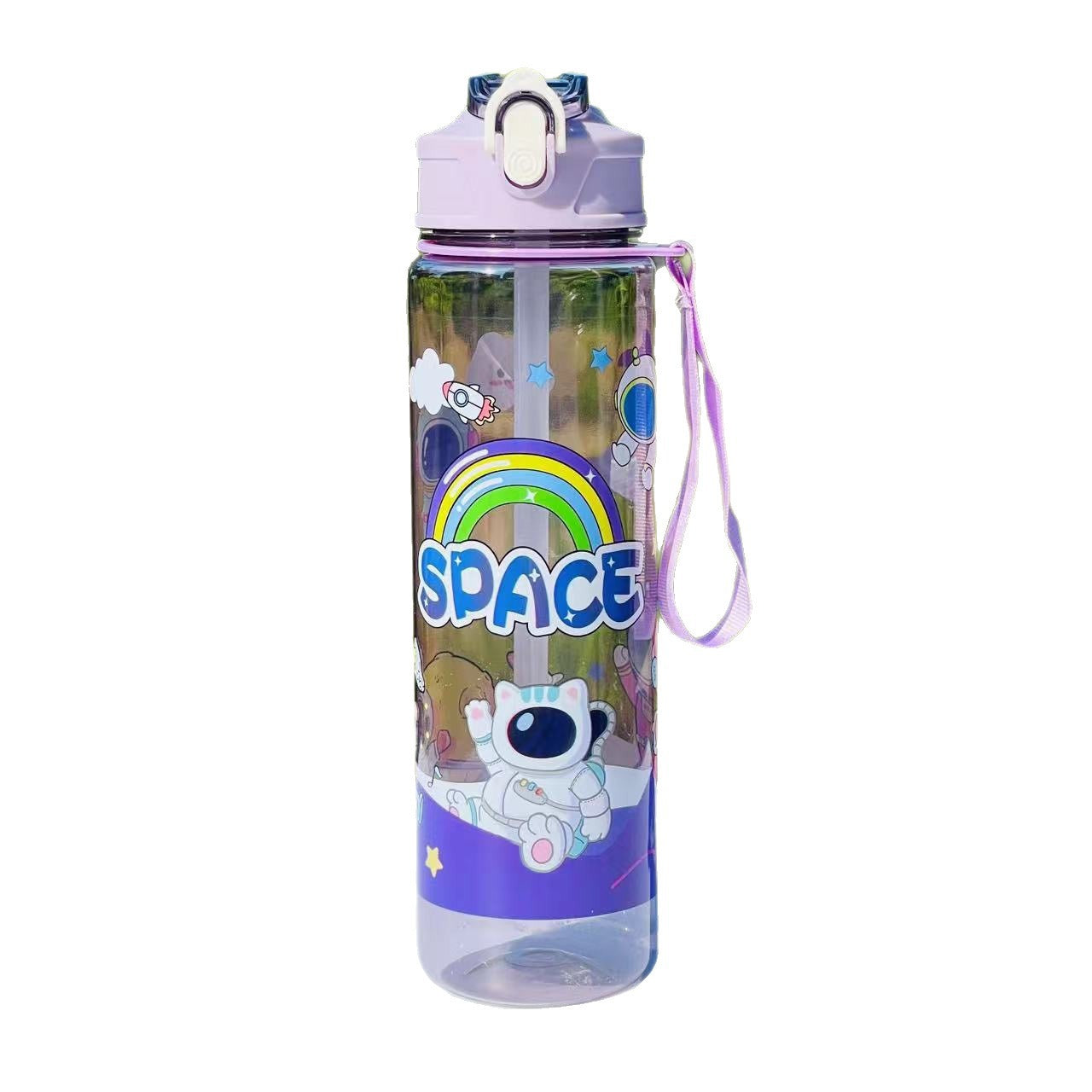 Dames Waterfles Met Rietje en Ruimte Design 5
