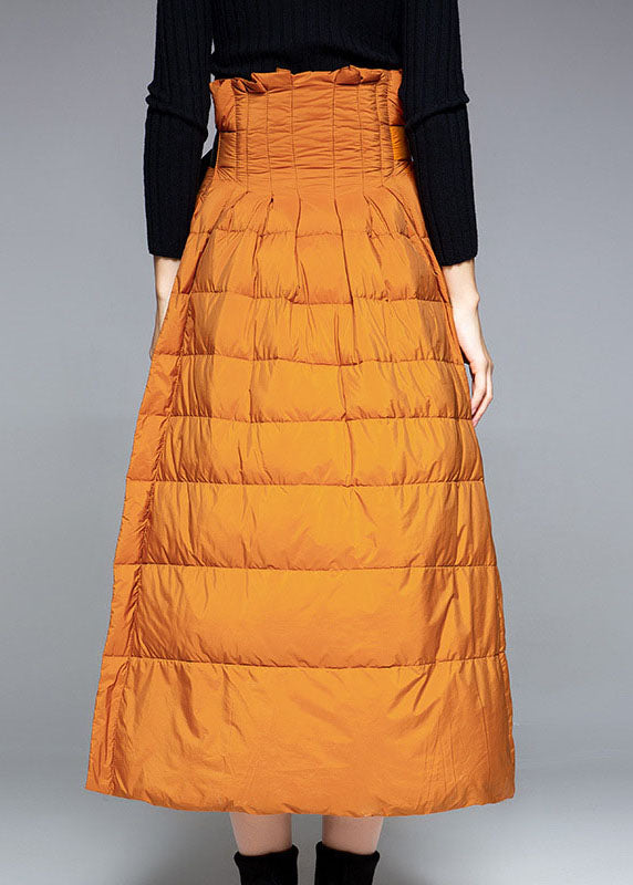 Dames Winter Eendendonsrok Met Hoog Laag Ontwerp 2