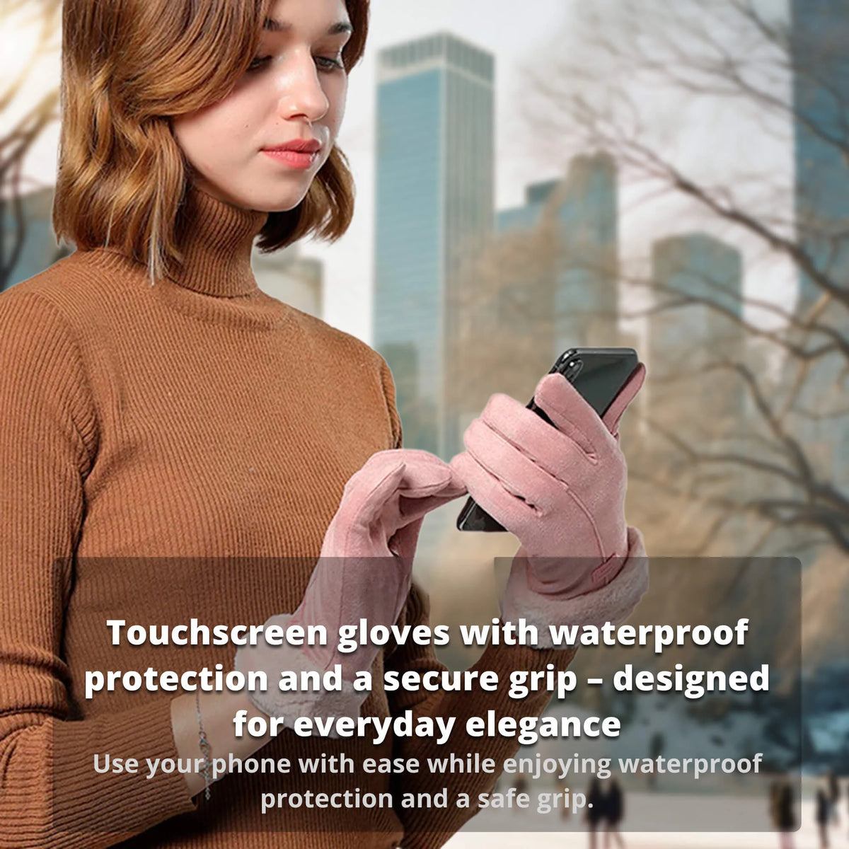 Dames Winterhandschoenen Waterdicht Met Verwarming En Touchscreenfunctie 3