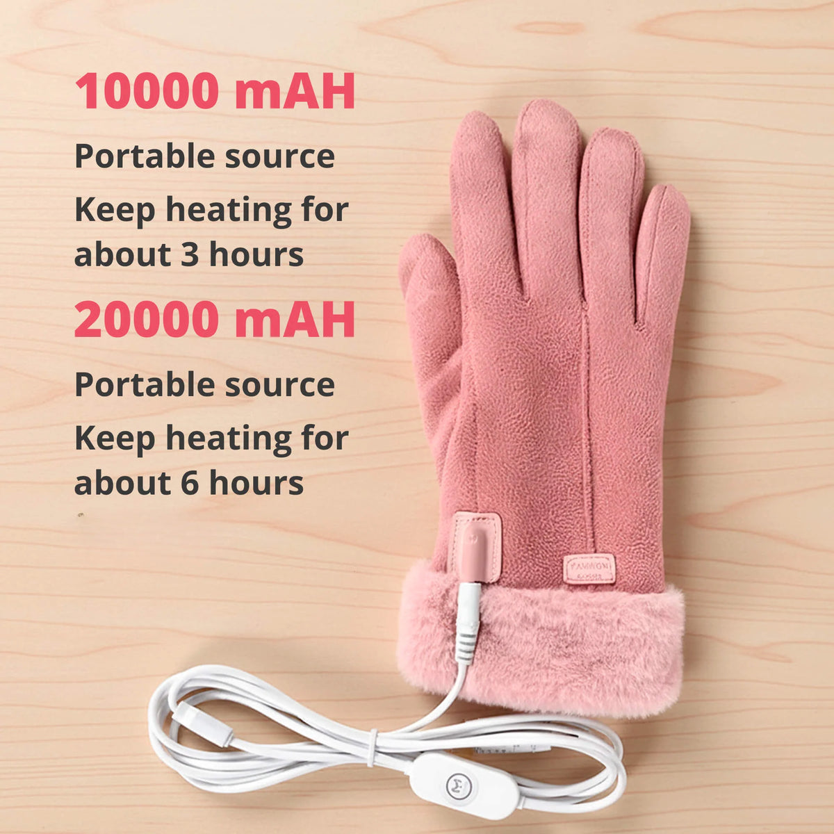 Dames Winterhandschoenen Waterdicht Met Verwarming En Touchscreenfunctie 4