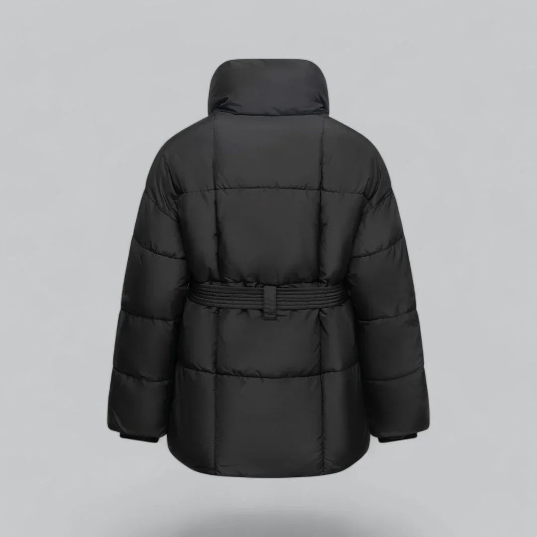 Dames Winterjack Met Riemstijl 3