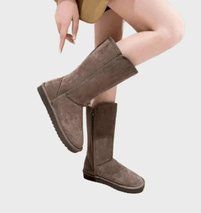 Dames Winterlaarzen Met Ritssluiting 2