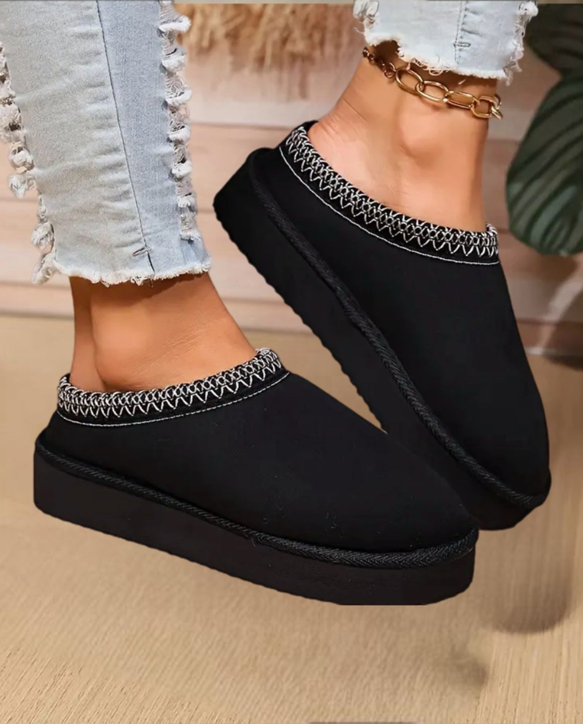 Dames Winterpantoffels Comfortabel 1