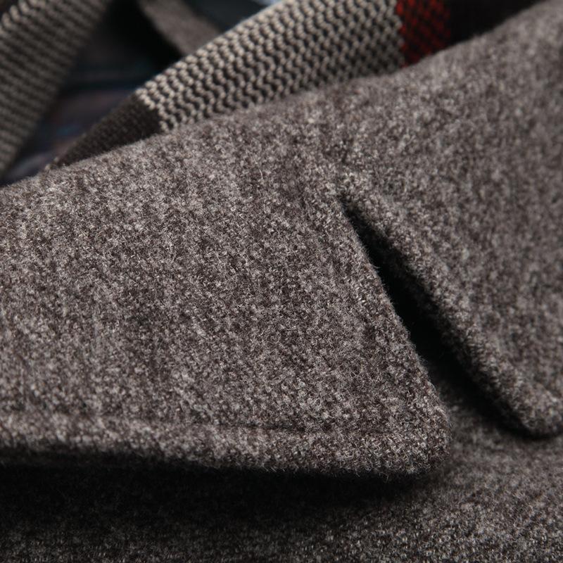 Dames Wol Coat Met Afneembare Sjaal 4