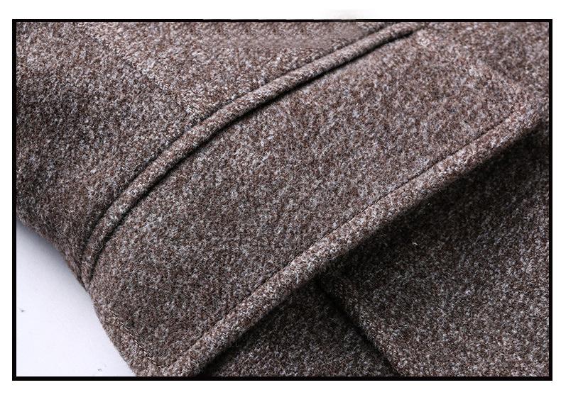 Dames Wol Coat met Afneembare Sjaal 5