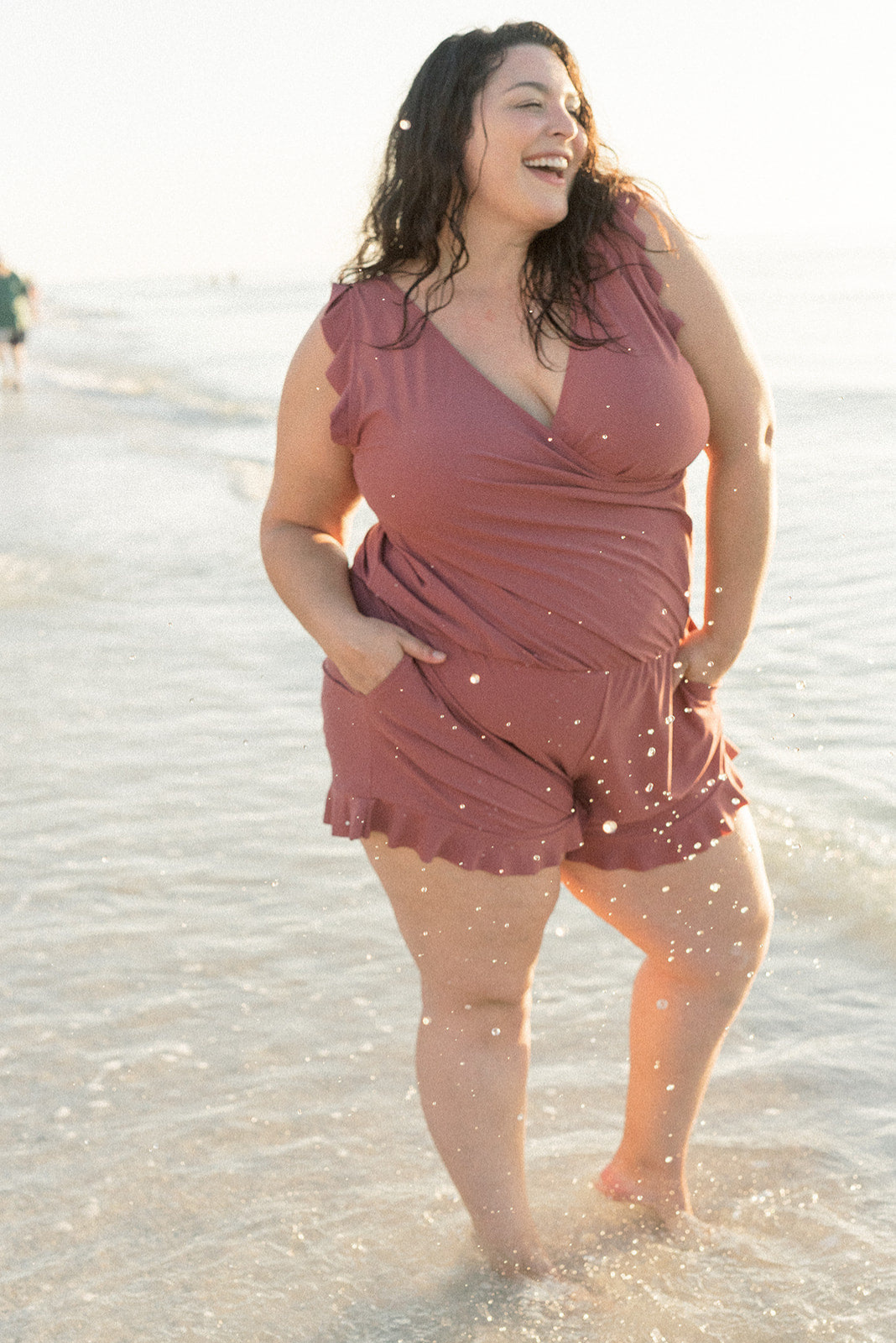 Dames Zwemoverall Met Geïntegreerde Ondersteuning 4