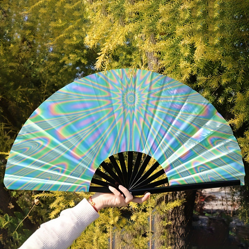 Damesventilator met kleurrijk motief uniek design 1