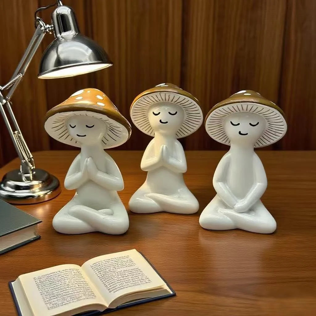 Decoratief Mediterend Paddenstoel Figuren Set voor Dames 1