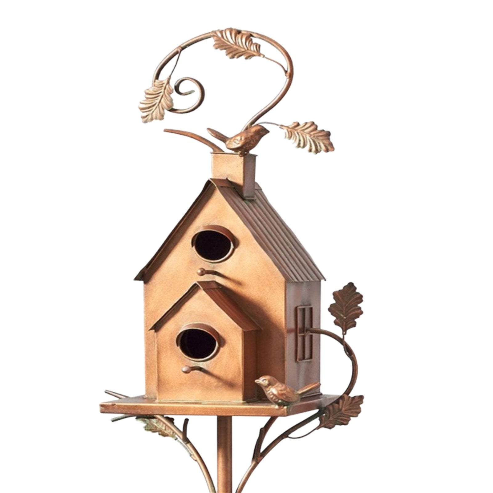 Decoratief Vogelhuisje Handgemaakt voor de Tuin - Uniek Ornament voor Buitenruimte 7