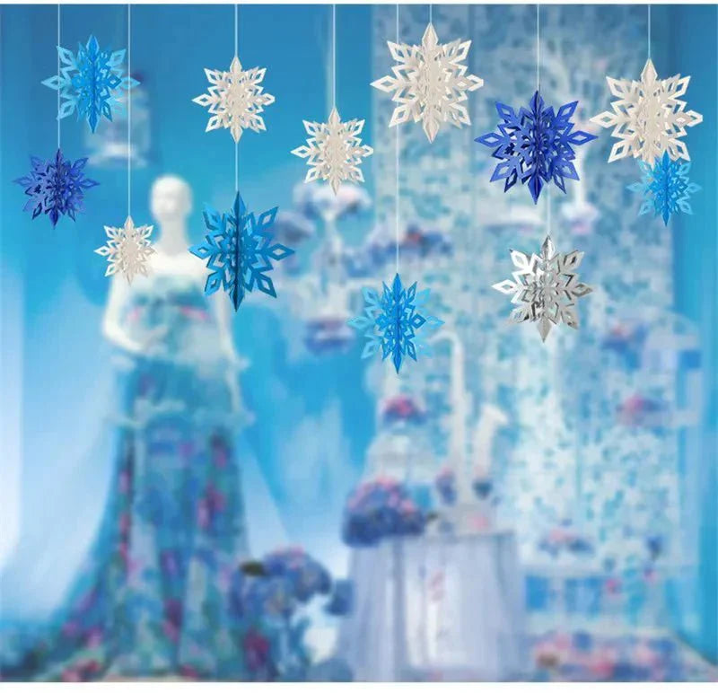 Decoratieve 3D Sneeuwvlokken voor Winterse Feesten 1