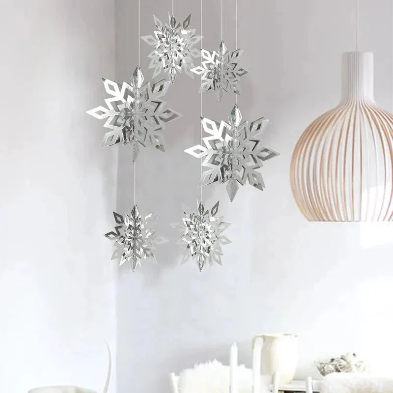Decoratieve 3D Sneeuwvlokken voor Winterse Feesten 3