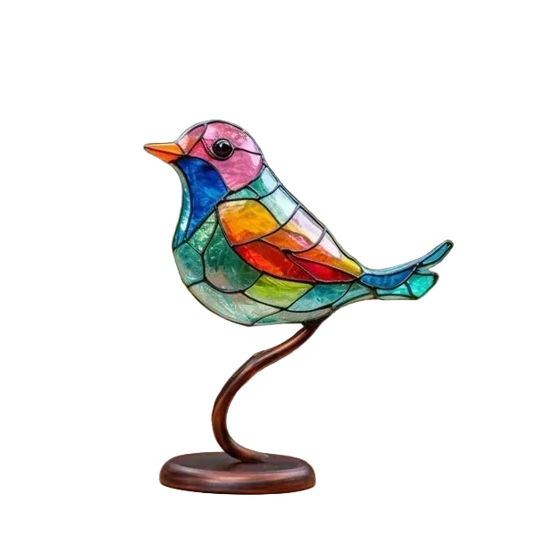 Decoratieve Acryl Vogels op Tak voor Woondecoratie en Huisdecoratie Accessoires 0