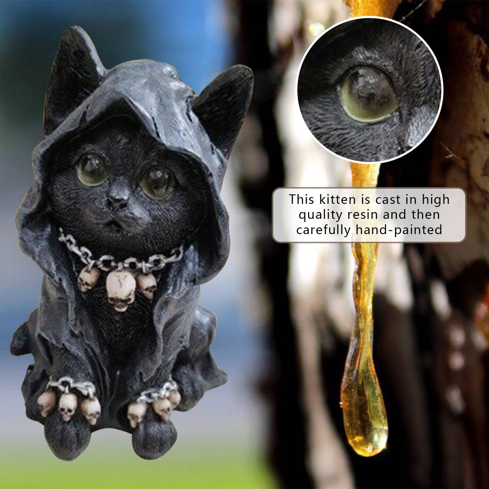 Decoratieve Kat Standbeeld voor Halloween 3