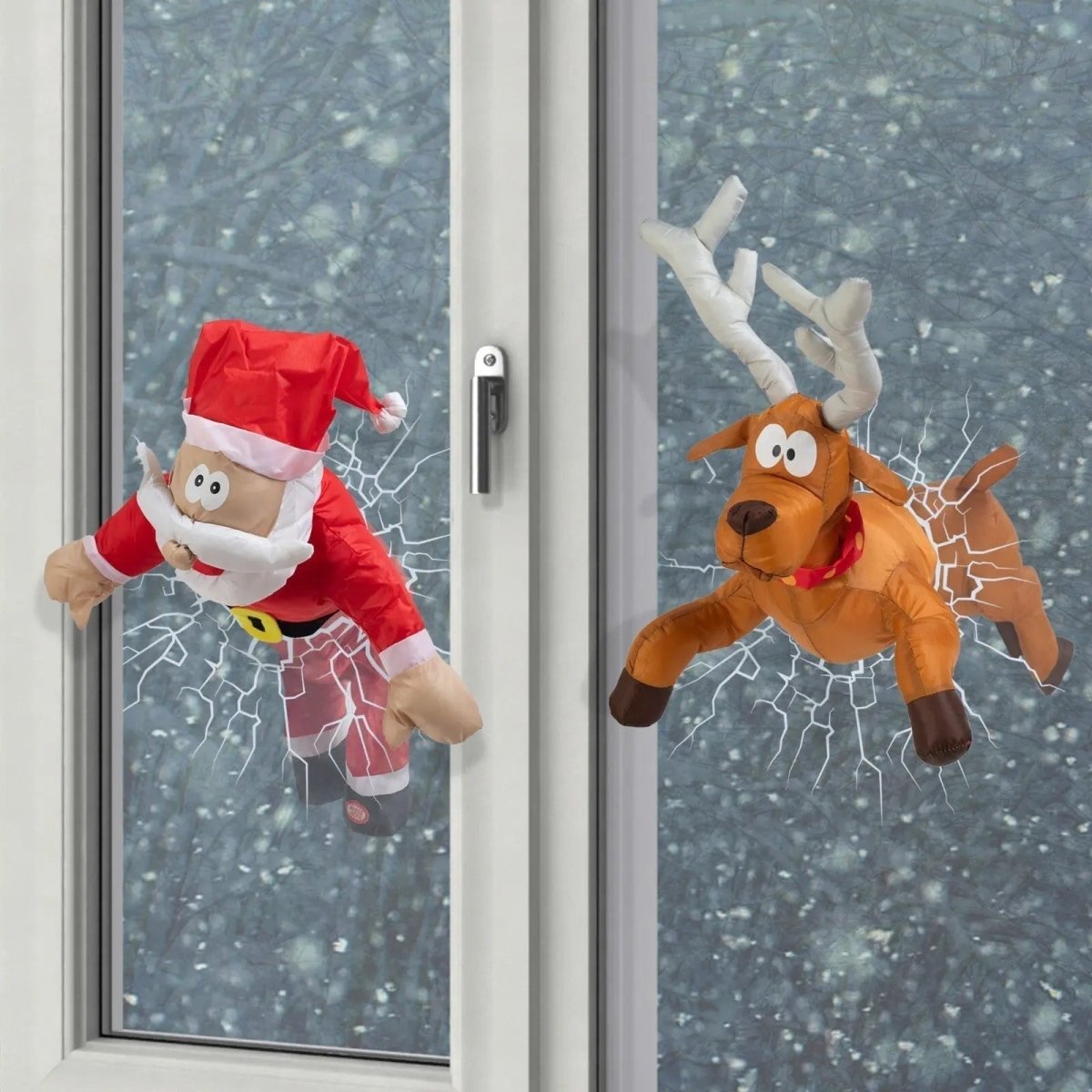 Decoratieve Kerstraamscène met Geluids- en Bewegingsactivatie 1
