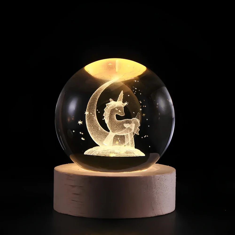 Decoratieve Kristallen Bol met 3D Gravures 9
