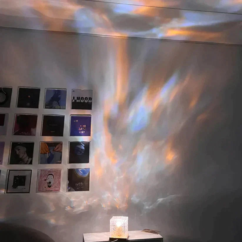 Decoratieve Lamp met Watergolven en Kleuren 5