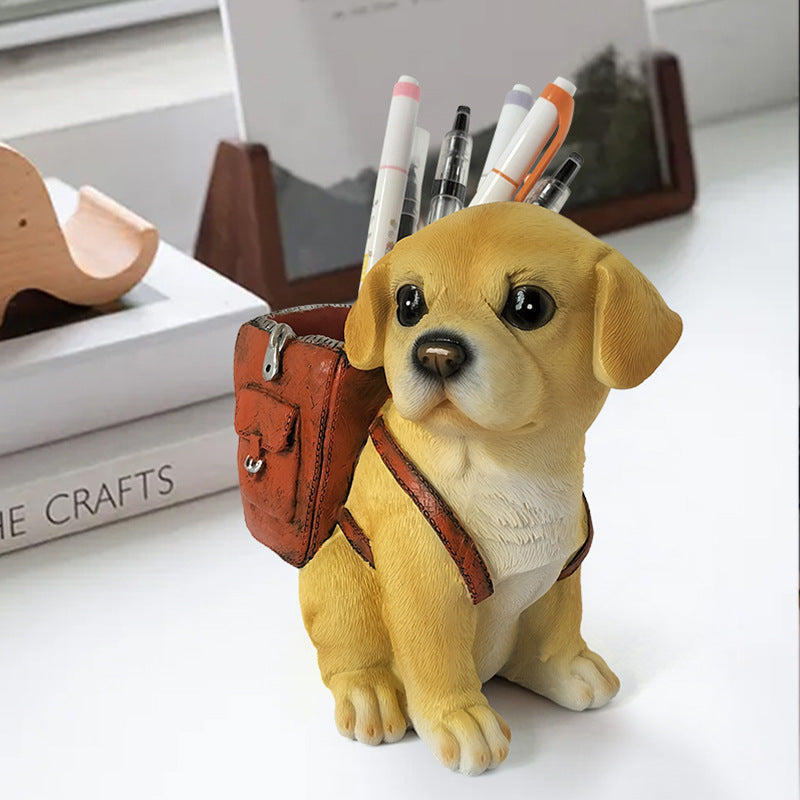 Decoratieve Puppy Pennenhouder Bureau-organizer 6