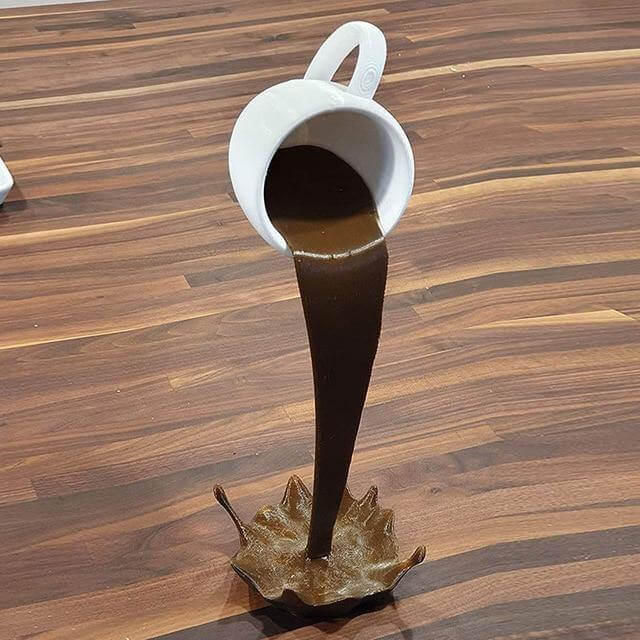 Decoratieve Sculptuur Koffiekopje Voor Koffieliefhebbers 0