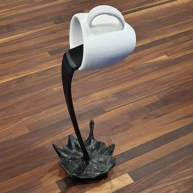 Decoratieve Sculptuur Koffiekopje Voor Koffieliefhebbers 1