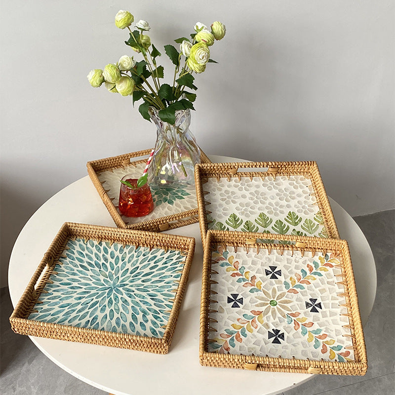 Decoratieve Serveerschalenset voor Dames met Mozaïek Design 1