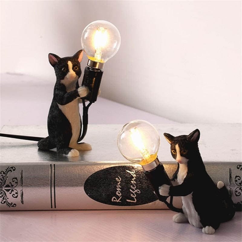 Decoratieve Tafellamp Met Kattenbeeldje Voor Nachtkastje 2