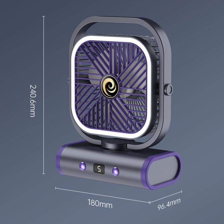 Desktop Mini Ventilator USB Wandmodel Stille Luchtstroom 2