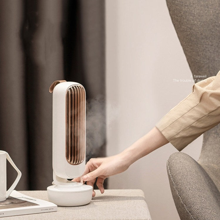 Desktop Ventilator Retro Met Sprayfunctie en Koeling 1