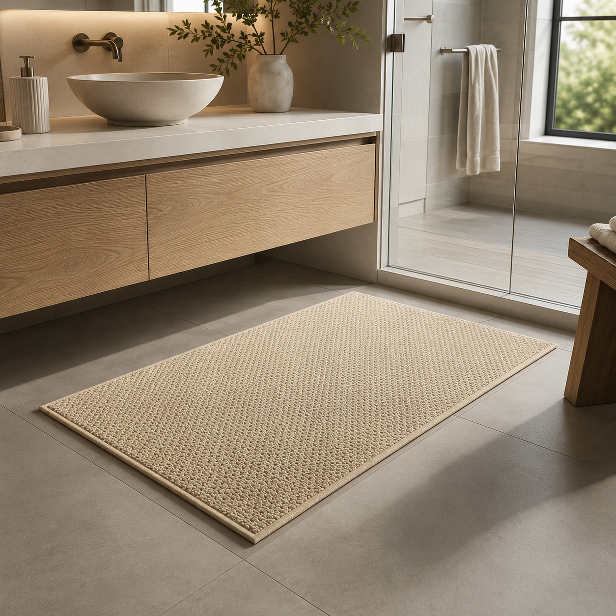 Deurmat Binnen en Buiten Met Hoog Absorptievermogen Geometrisch Patroon 2