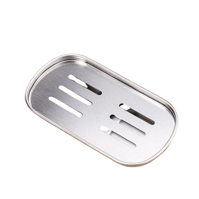 Dienblad voor Thee Met Afvoer Roestvrijstaal Unisex Compact Ontwerp 0