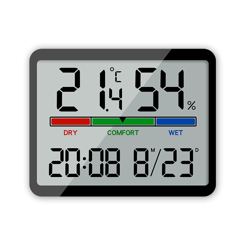 Digitale Hygrometer Klok met Temperatuurweergave 0