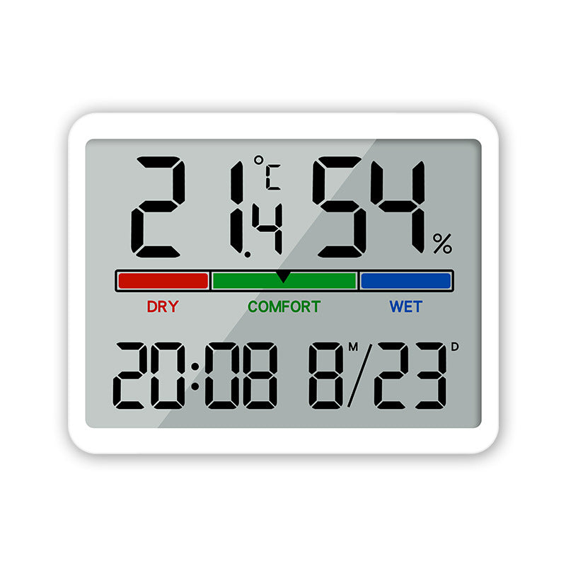 Digitale Hygrometer Klok met Temperatuurweergave 8