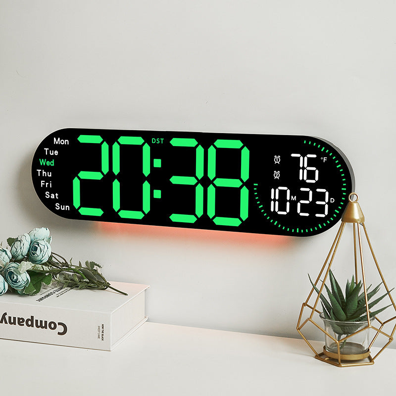 Digitale Multifunctionele Wekker Met Temperatuur- En Weerweergave 1